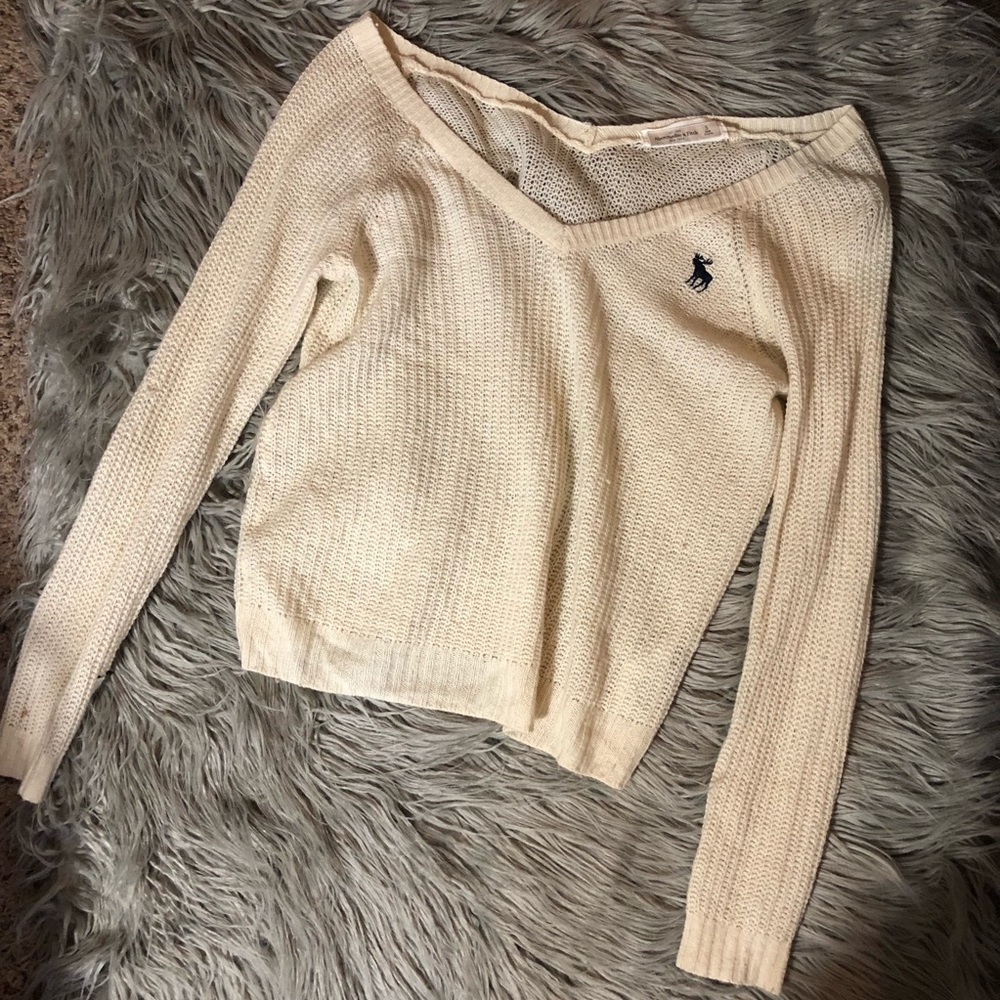 Off the shoulder sweater